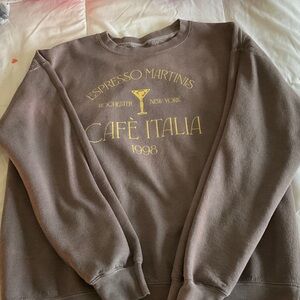 PacSun Espresso Martini Graphic Sweatshirt - Brown